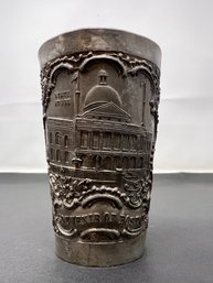 Antique Pewter Souvenir Cup - Boston