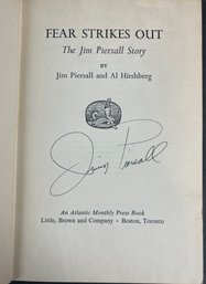 Fear Strikes Out The Jim Piersall Story SIGNED Copy!