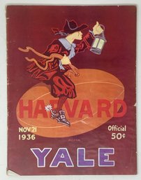 1936 Harvard Vs Yale Program