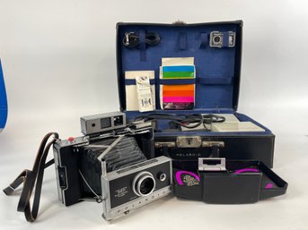 Polaroid Land Camera 360 W/ Case And Accessories