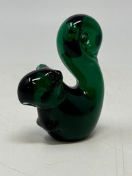 Hand Blown Art Glass Squirrel