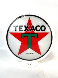 Reproduction Plastic Texaco Gas Pump Globe