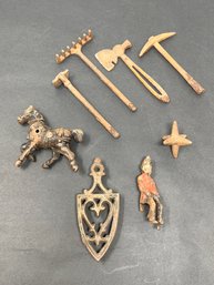 Collection Of Iron Miniatures