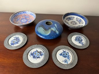 Collection Of Vintage Home Decor Including Studio Pottery And More!