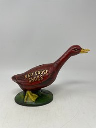 Red Goose Shoes Cast Iron Bank