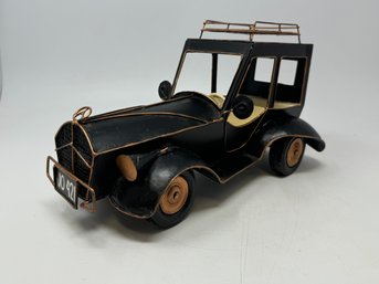 Folk Art Tin Car