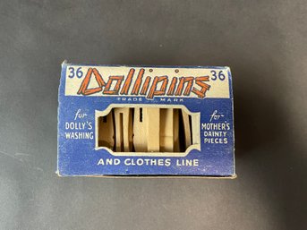 Antique Dollipins Wood Clothes Pins