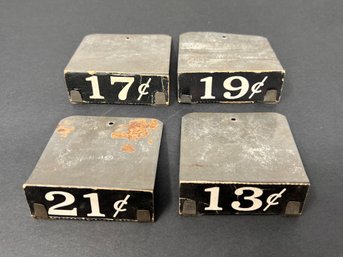 Collection Of Four General Store Price Tags