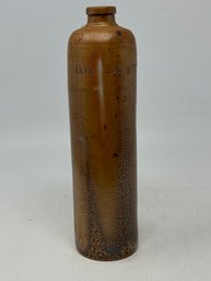 Antique Stoneware Beer Bottle