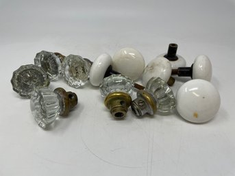 Group Of Vintage Doorknobs