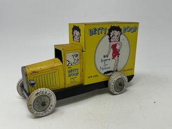 Vintage Betty Boop Tin Truck