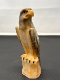 Carved Alabaster Eagle Statue