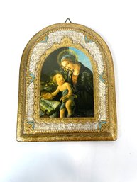 Vintage Italian Religious Icon