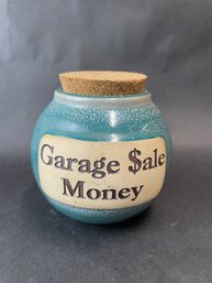 Garage Sale Money Savings Jar