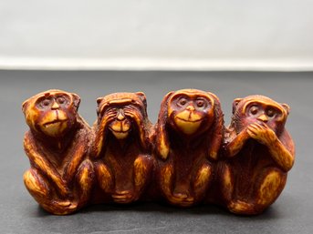 Four Wise Monkey Statue