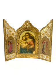 Vintage Italian Religious Icon