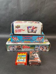 Vintage Upper Deck & Topps Complete Set Baseball Cards