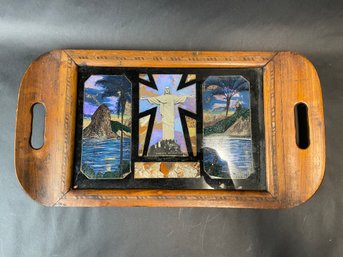 Vintage Religious Tray