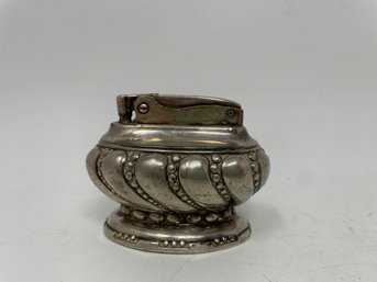 Vintage Ronson 'CROWN' Lighter Silver-plate Table Top Lighter