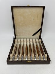 Vintage Samurai Steak Knives - Set Of 6