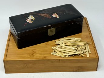 Vintage Mahjong Set