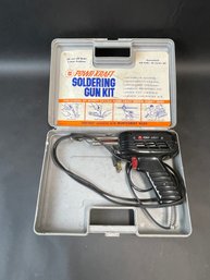 Vintage Wards Dual Heat 100 / 140W Soldering Gun Kit W/case