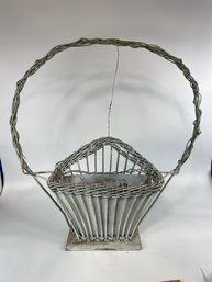 Antique Funeral Basket