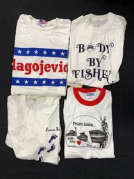 Group Of 80s & 90s Graphic Front T-Shirts