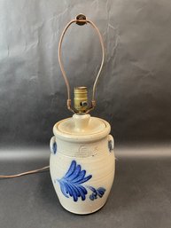 Rowe Pottery Crock Lamp