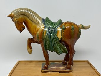 Ceramic Horse Chinese Horse Glazed Pottery