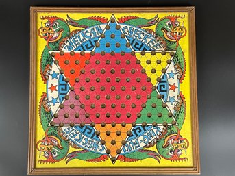 Vintage Chinese Checkers Board