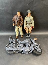 Steve Mcqueen  & Soldier WWII German Soldier Action Figurine 'The Great Escape'