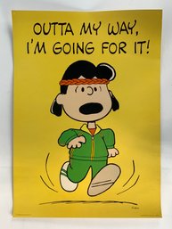 Vintage Snoopy Poster - Lucy 1952
