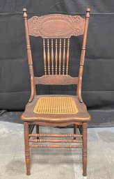 Antique Larkin #1 Pressed Back Oak Chair Very Rare!!