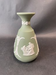5' Wedgewood Green Jasperware Vase