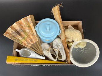 Misc Antiques Box Lot