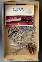 Box Lot Of Scissors