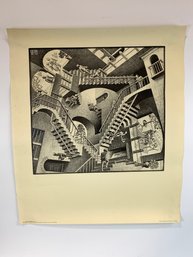 MC Escher Relativiteit Poster 1970 GW BRUEGHER