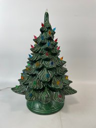 Large Vintage Ceramic Christmas Tree