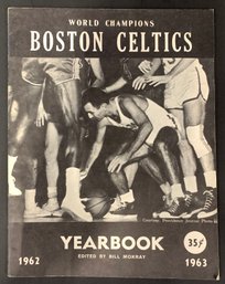 1962-63 Boston Celtics World Champions Yearbook
