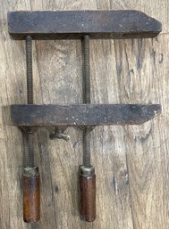 Antique Wooden Clamp