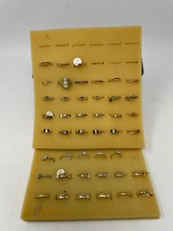 Large Lot Of Costume Rings