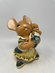 Vintage Pendelfin Mother & Baby Figurine