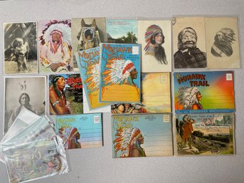 Lot Of Antique Native American Post Cards (14)