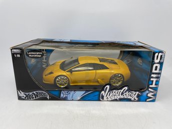 Hot Wheels Whips West Coast Lamborghini 1/18 Scale Die Cast