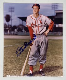 Singed Stan Musial 8x10'