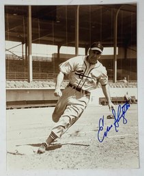 Signed Enos Slaughter 8x10'