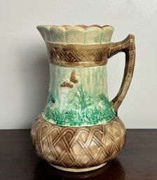 19th Century Majolica Pitcher