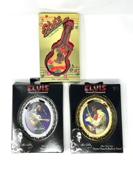 Collection Of Elvis Ornaments In Original Boxes