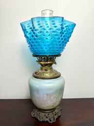 Antique Plume And Atwood Oil Lamp - Waterbury CT